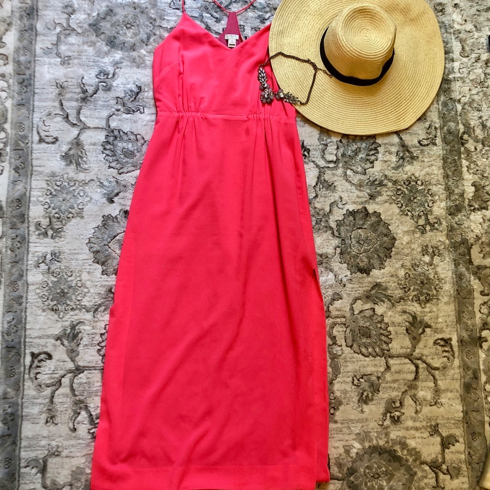 HOT Pink J. Crew Maxi